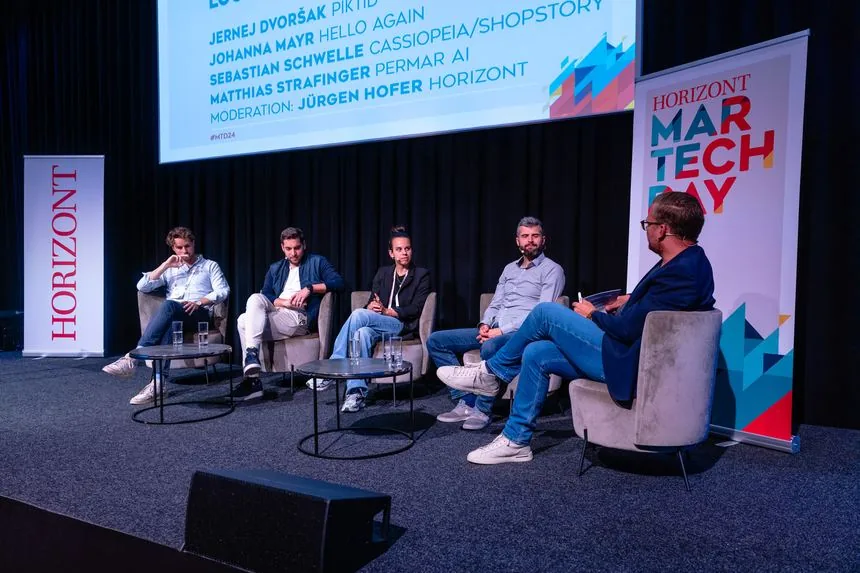 Matthias Strafinger auf dem Panel des Horizont MarTech Day